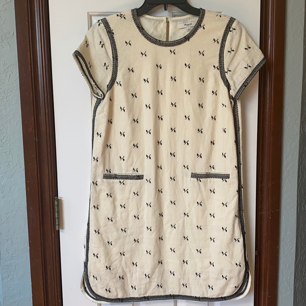 Madewell linen dress size s worn once